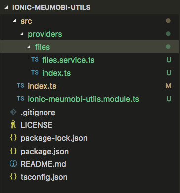 Ionic Module Structure Updated