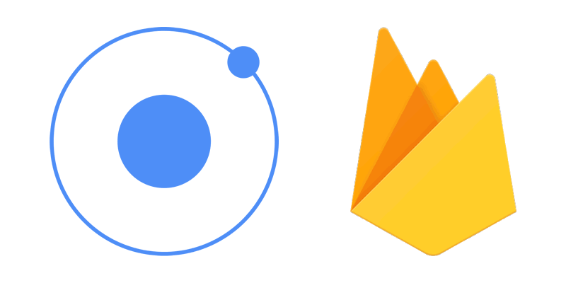 Ionic Firebase logos